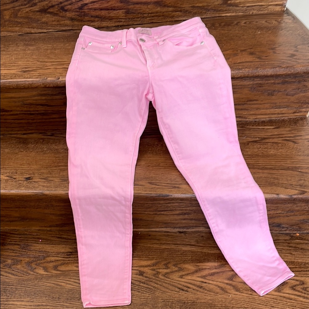 J. Crew Pink Skinny Jeans